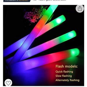 72 foam glow sticks
